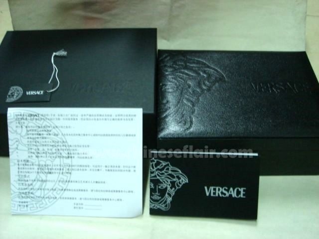 Replica Versace Watch Boxes / Black Leather Box on Sale